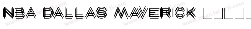 NBA Dallas Maverick字体转换